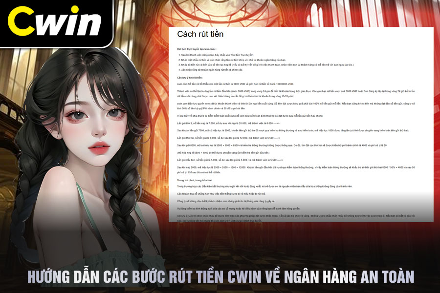 Nạp Rút Tiền Tại Cwin: Hướng Dẫn Từng Bước Và Lưu Ý Quan Trọng